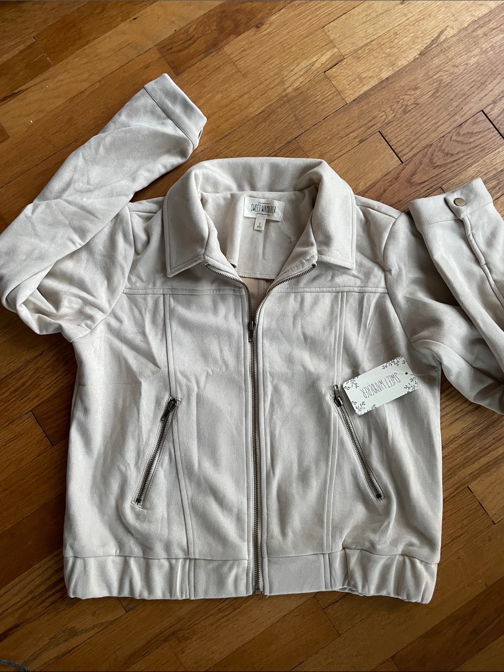 Faux Suede Jacket